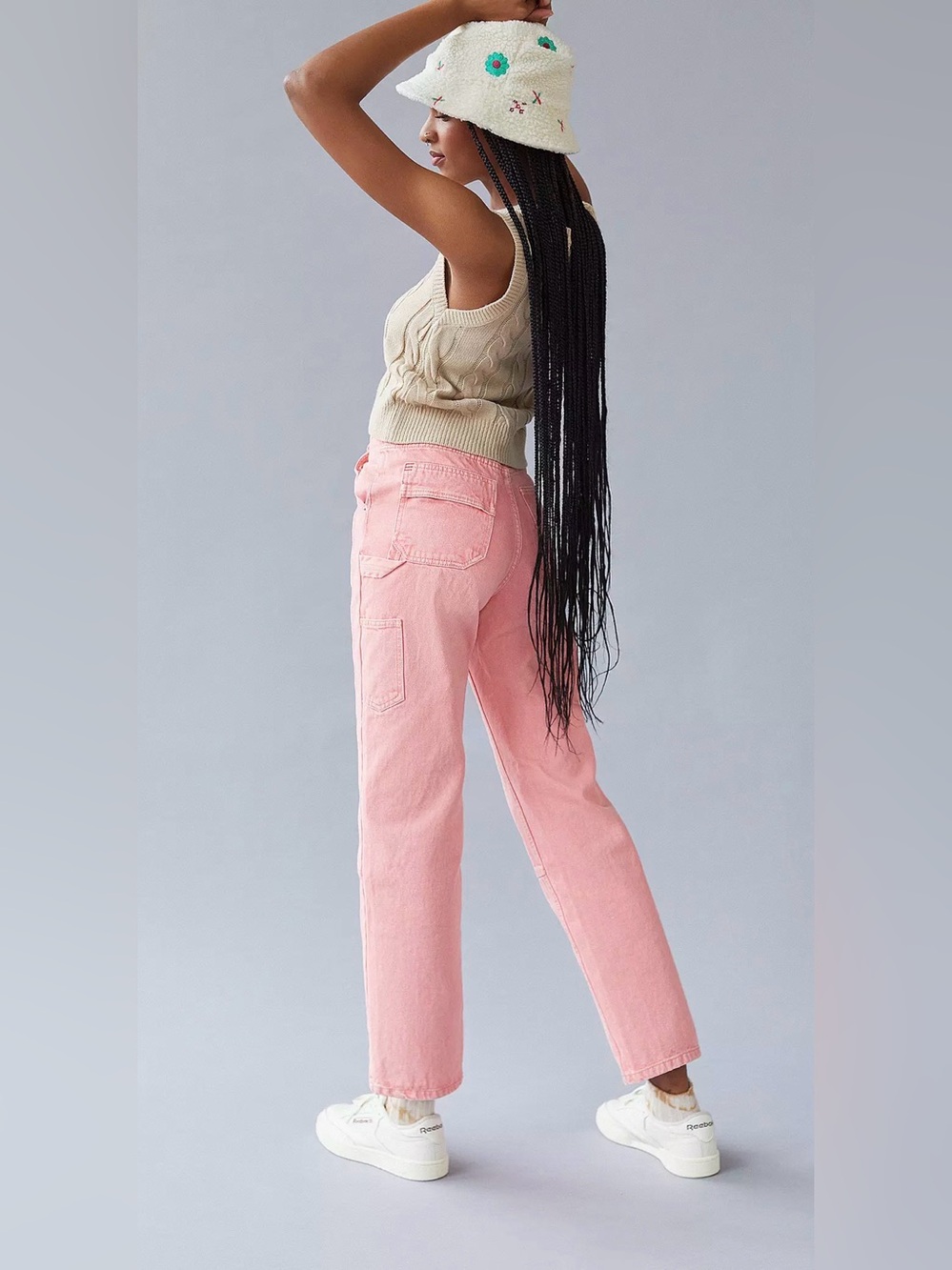 BDG Urban Outfitters High-Rise Pink Carpenter Jeans 100% Cotton‎ size 24